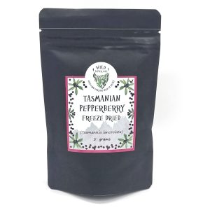 Freeze dried pepperberry in stand up pouch