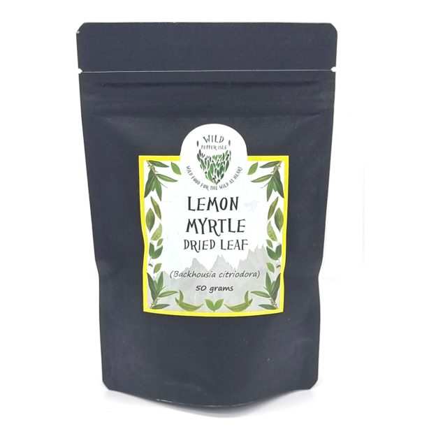 Lemon myrtle in stand up pouch